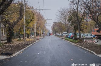 Jól halad a zuglói Vezér utca felújítása